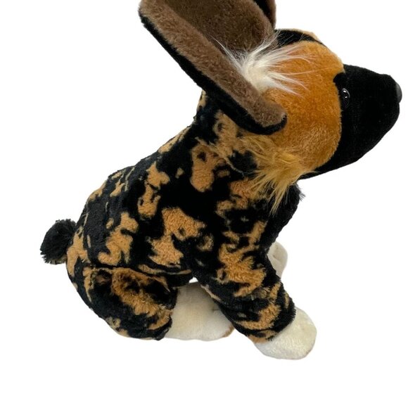 Wild Republic African Wild Dog Plush Toy 10" - Picture 4 of 7